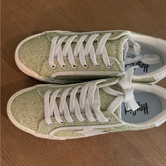 BRAND NEW - Corkys Big Dipper - Green Glitter - Size 9 - Picture 3 of 6